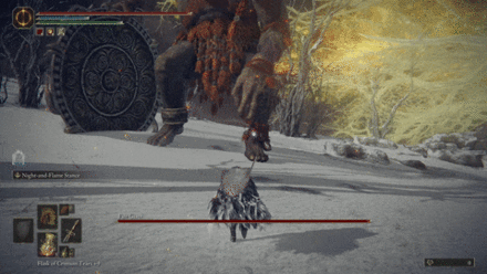 Plate Swipe - Fire Giant - Elden Ring