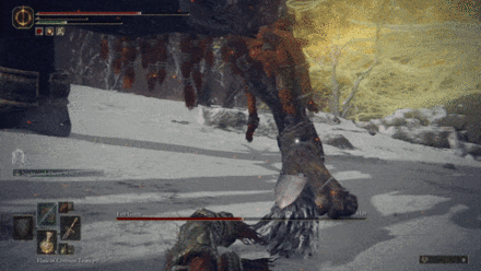 Roll - Fire Giant - Elden Ring