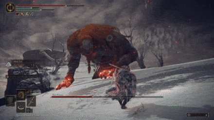 Hand Slam - Fire Giant - Elden Ring