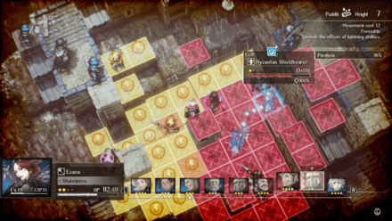 Triangle Strategy - Electrify Puddles.