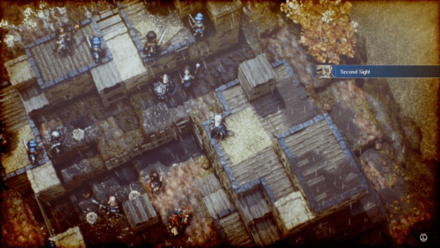 Triangle Strategy - Arrows from above