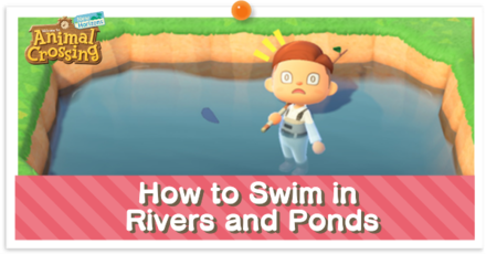 ACNH - How to Swim in Rivers and Ponds