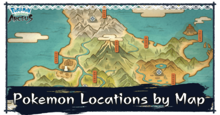 Pokemon Legends Arceus - All Pokemon Locations by Map