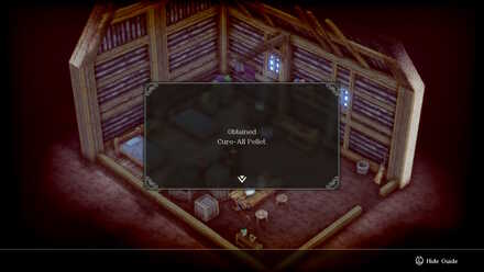 Cure-All Pellet Location