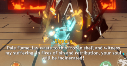 Genshin - La Signora - Pale Flame Reference