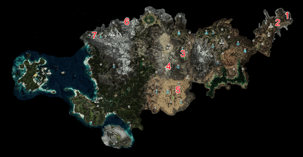 Burrower Map Locations