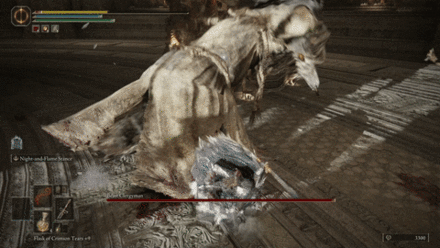 Backing Swipe - Beast Clergyman - Elden Ring