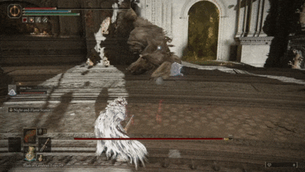 Sliding Slash - Beast Clergyman - Elden Ring