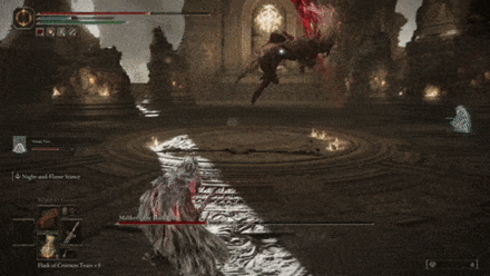 Greatsword Blasts and Swipe Combo - Maliketh, the Black Blade - Elden Ring