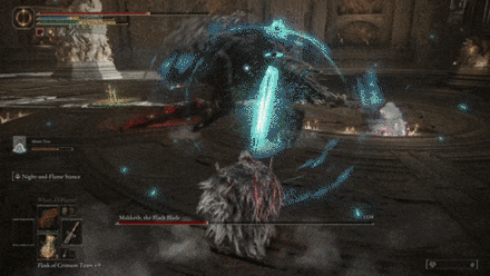 Pillar Attack - Maliketh, the Black Blade - Elden Ring