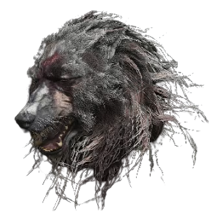 Black Wolf Mask Icon