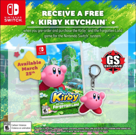 Kirby and the Forgotten Land -  Keychain