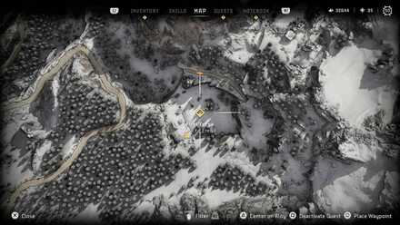 A Letter to the Dead Datapoint Horizon Forbidden West Map