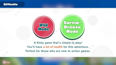 Kirby and the Forgotten Land - Spring-Breeze Mode