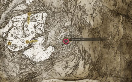 Elden Ring - Forge of the Giants Location