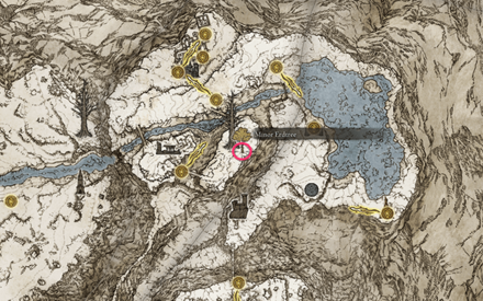 Minor Erdtree (West Mountaintops of the Giants) Location