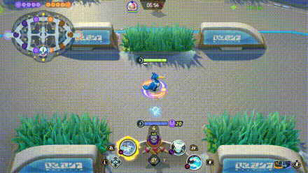 Pokemon UNITE - Hyperspace Hole Effect Gatling Gulp Missile.gif