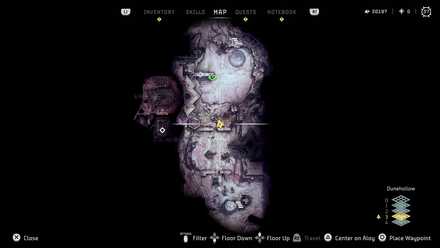 Voice-to-Text Transcript Datapoint Horizon Forbidden West Map