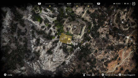 The Others Datapoint Horizon Forbidden West Map