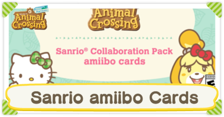Animal Crossing New Horizons (ACNH) - Sanrio amiibo Cards
