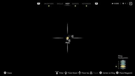 AGI Log: 10/1/47 Datapoint Horizon Forbidden West Map
