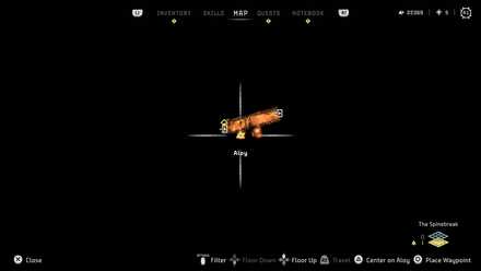 The Other Side Datapoint Horizon Forbidden West Map