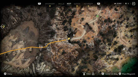 A Dam Shame Datapoint Horizon Forbidden West Map