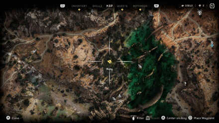 Come and Get it! Datapoint Horizon Forbidden West Map