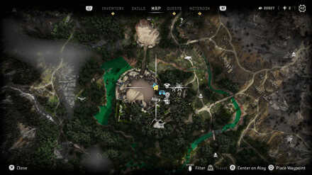 A Vet Remembers Datapoint Horizon Forbidden West Map