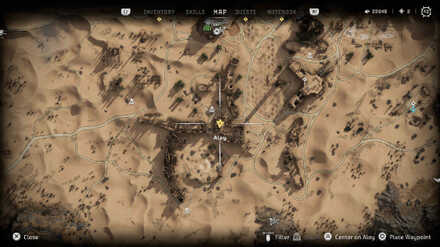 Holy Craps! Datapoint Horizon Forbidden West Map