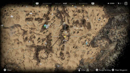 Complaint Log Datapoint Horizon Forbidden West Map