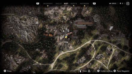 Mercury Rising Datapoint Horizon Forbidden West Map