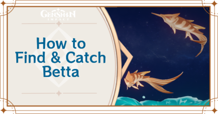 Genshin Impact - Where to Find the Betta and Basic Information - Betta Locations