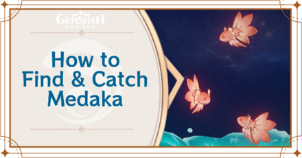 Genshin Impact - Where to Find the Medaka and Basic Information - Medaka Locations