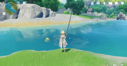 Genshin - Bitter Fish location - Mondstadt, Dawn Winery