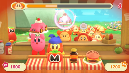 Kirby and the Forgotten Land - Play Mini Games in Waddle Dee Town