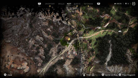 The Job Quest Begins! Datapoint Horizon Forbidden West Map