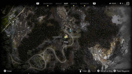 Natural Voice Scandal Datapoint Horizon Forbidden West Map