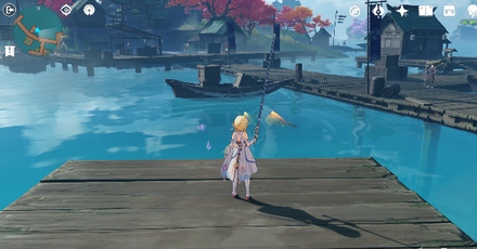 Genshin - Bitter Fish location - Inazuma, Ritou