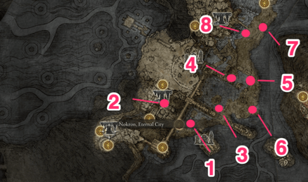 Hallowhorn Grounds South Pillar Locations Map.png