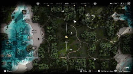 Citizen of The New World Datapoint Horizon Forbidden West Map