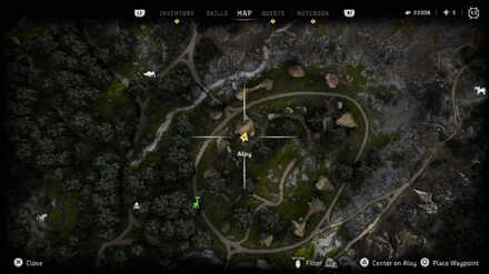 Alone with Dad Datapoint Horizon Forbidden West Map