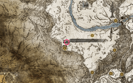Yelough Anix Ruins Location
