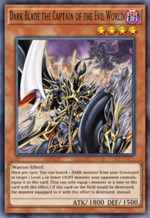 Dark Blade the Captain of the Evil World