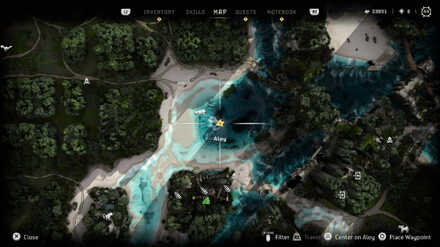 Feast of the Sea Datapoint Horizon Forbidden West Map