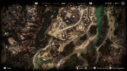 Rumors of the Tenakth Datapoint Horizon Forbidden West Map