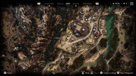 Wanted for Questioning? Datapoint Horizon Forbidden West Map