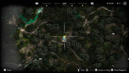 Freebooter Datapoint Horizon Forbidden West Map