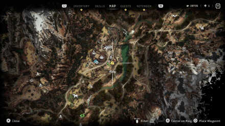 Notice Of Closure Datapoint Horizon Forbidden West Map