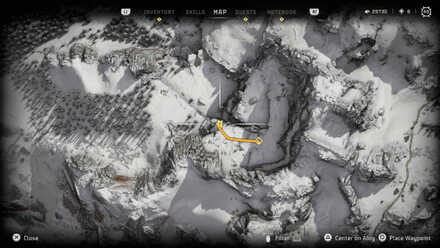 Log: Cpt. Sueiro (B) Datapoint Horizon Forbidden West Map